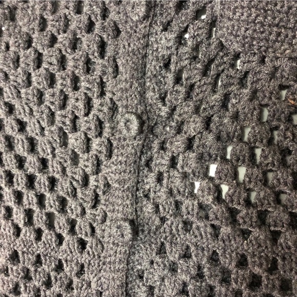 Crochet cottagecore long line duster cardigan - Picture 13 of 13